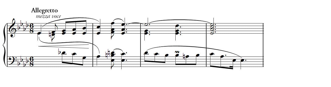 Ballade in A flat major