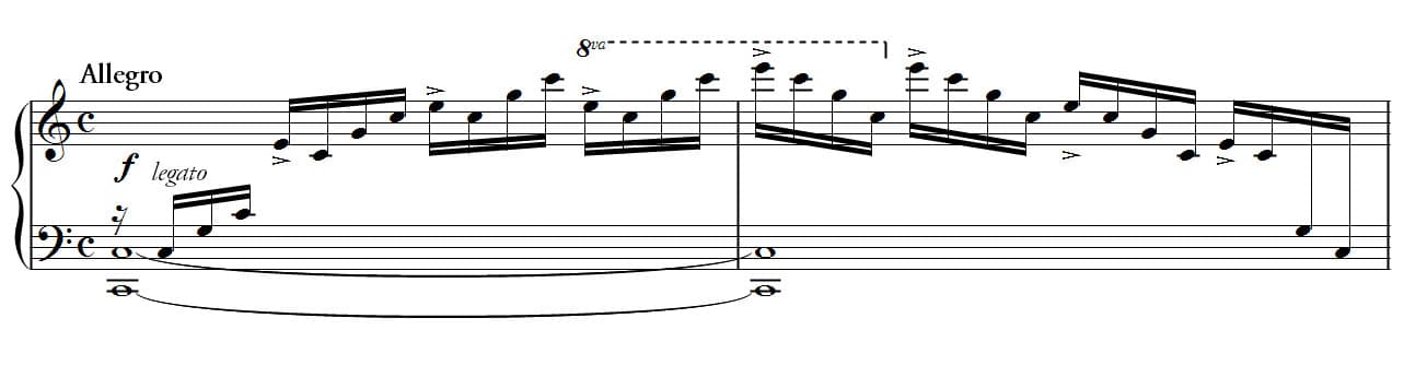 Etude in C major