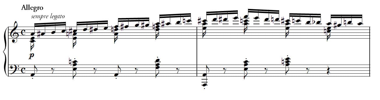 Etude in A minor