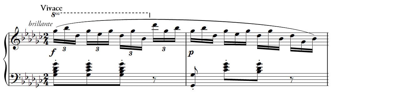 Etude in G flat major
