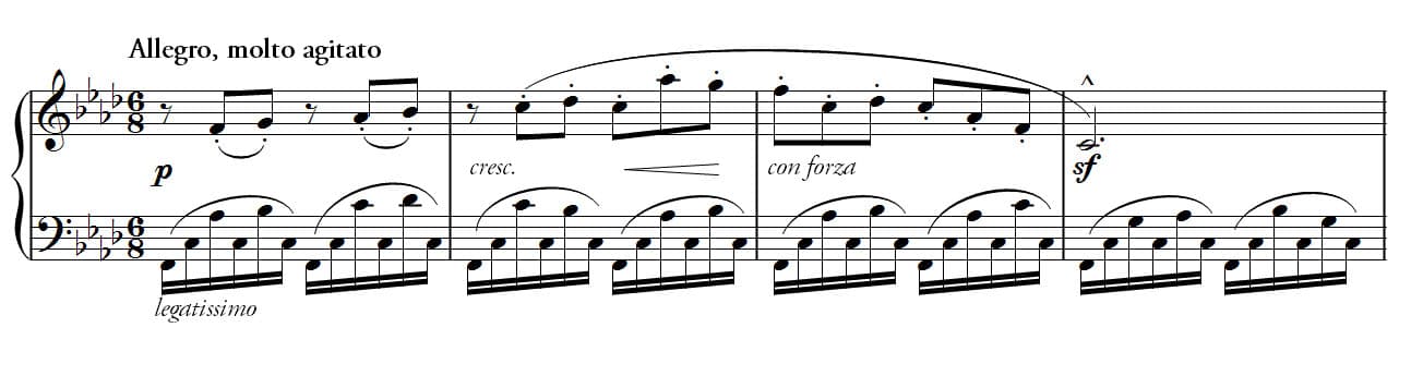 Etude in F minor