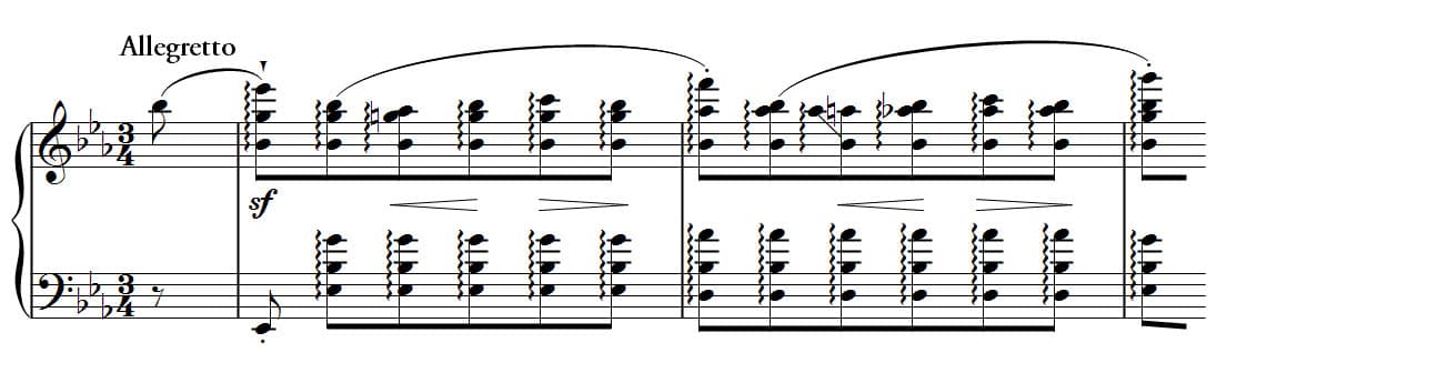 Etude in E flat major