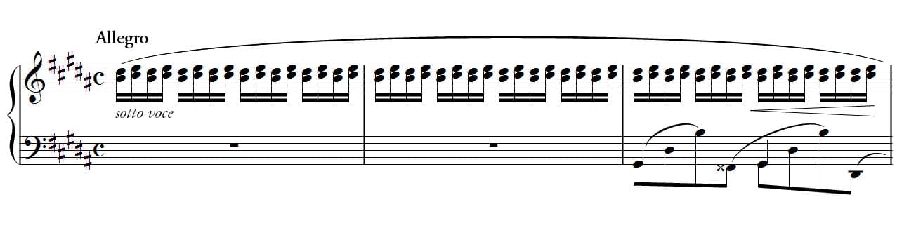 Etude in G sharp minor