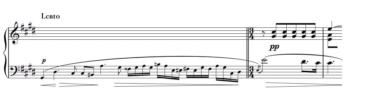 Etude in C sharp minor
