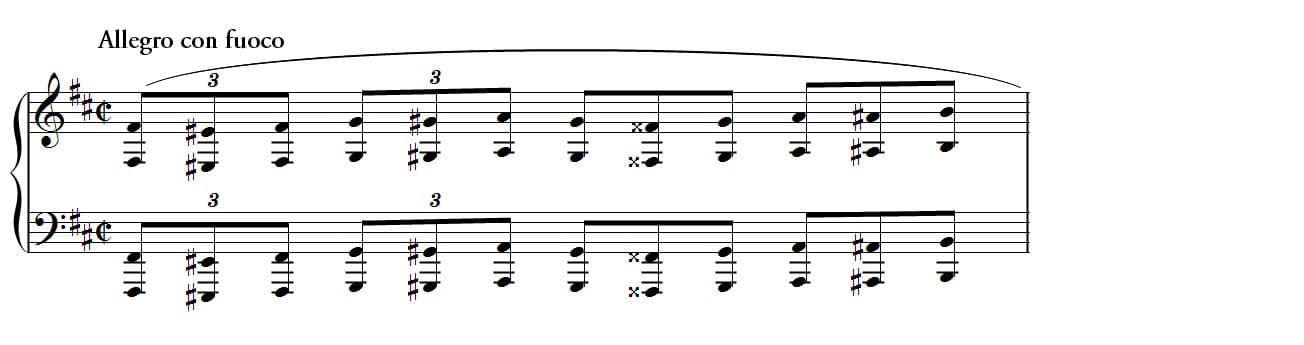 Etude in B minor