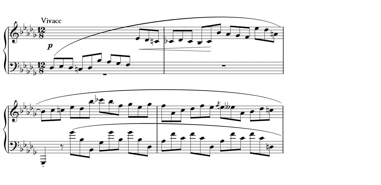 Impromptu in G flat major