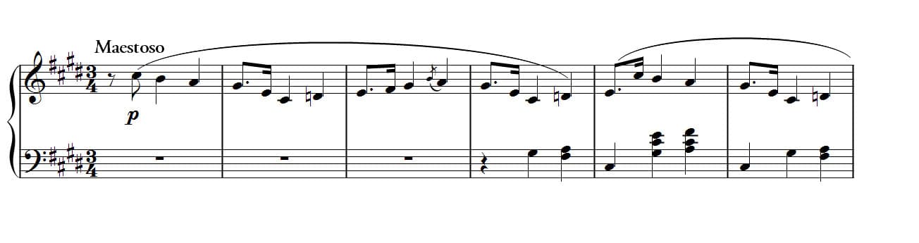 Mazurka in C sharp minor