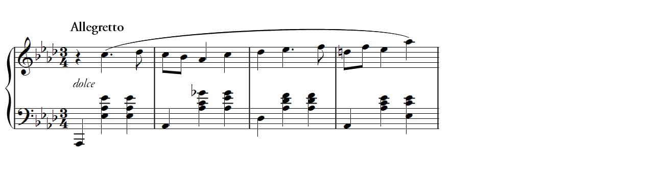 Mazurka in A flat major