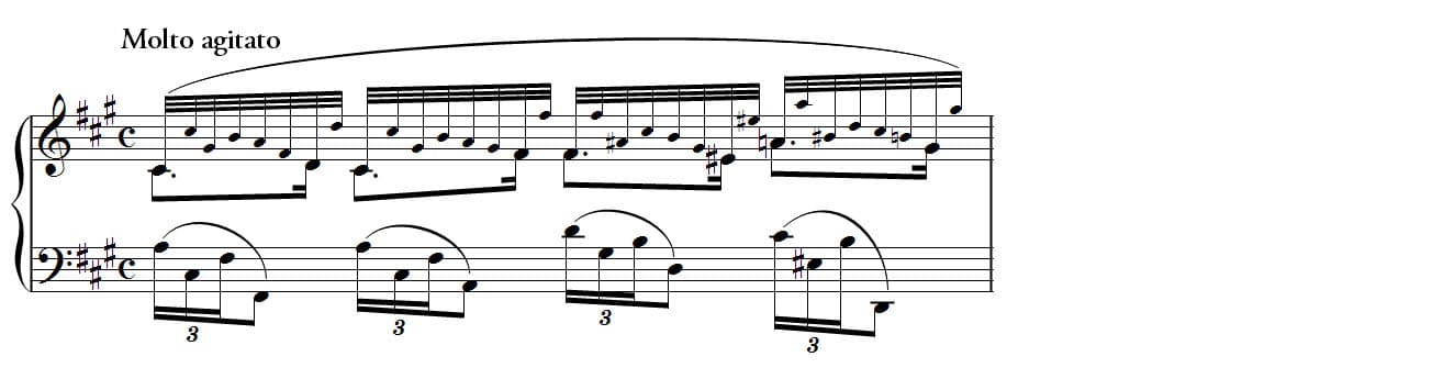 Prelude in F sharp minor