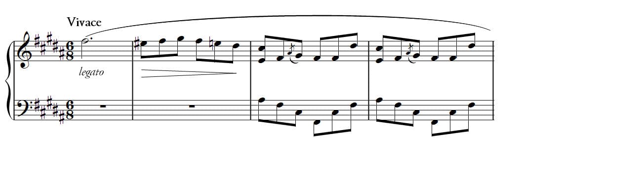 Prelude in B major