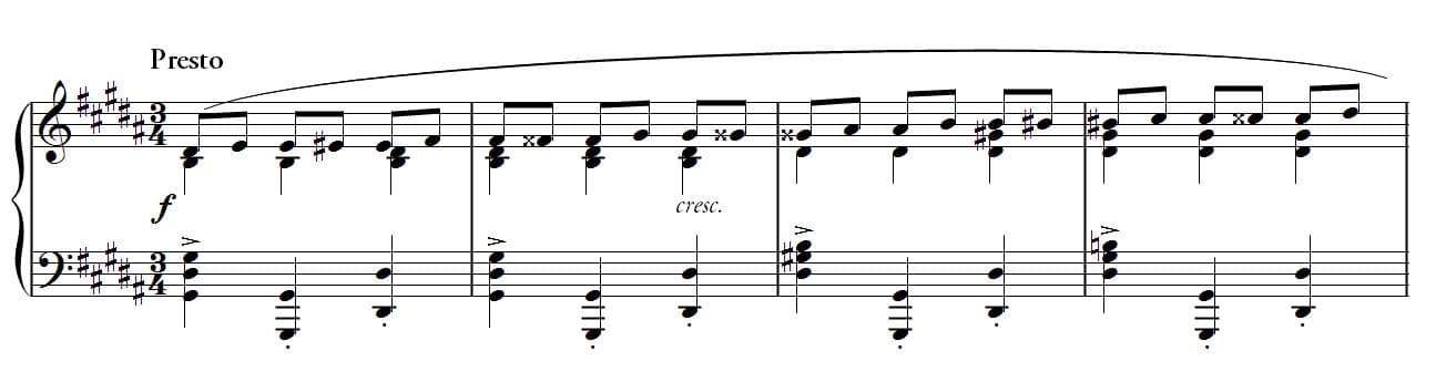Prelude in G sharp minor