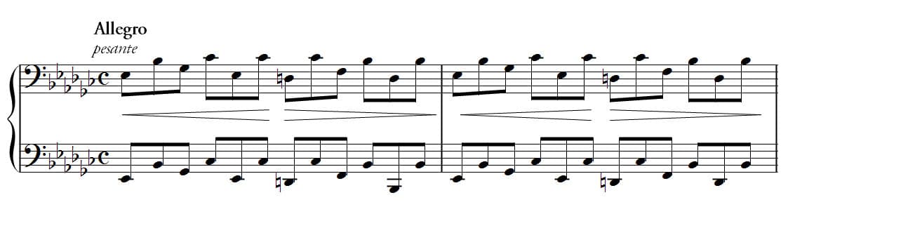 Prelude in E flat minor