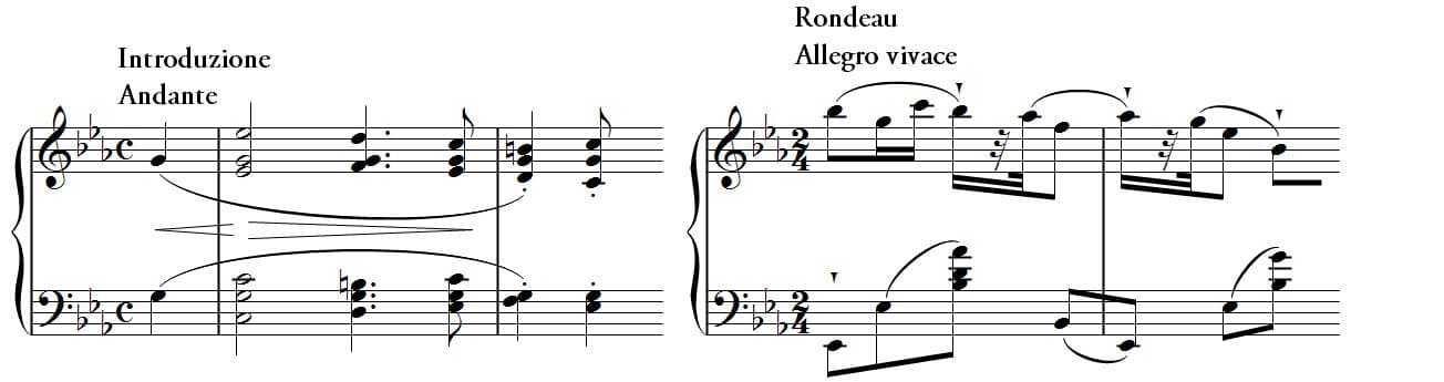 Rondo in E flat major