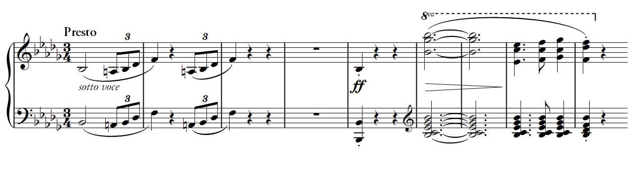 Scherzo in B flat minor