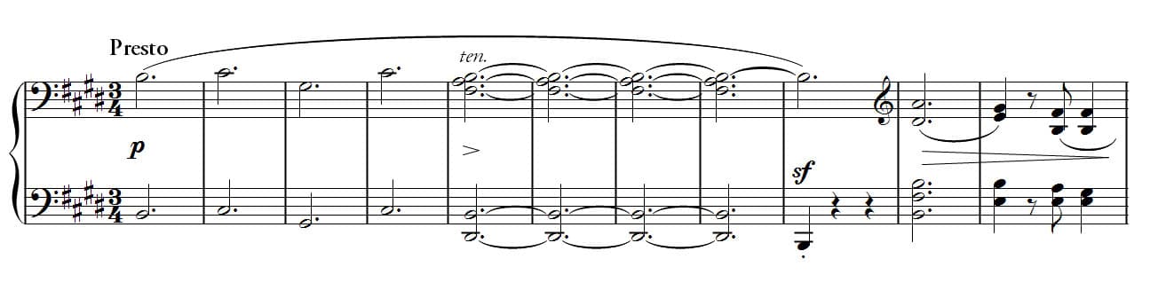 Scherzo in E major