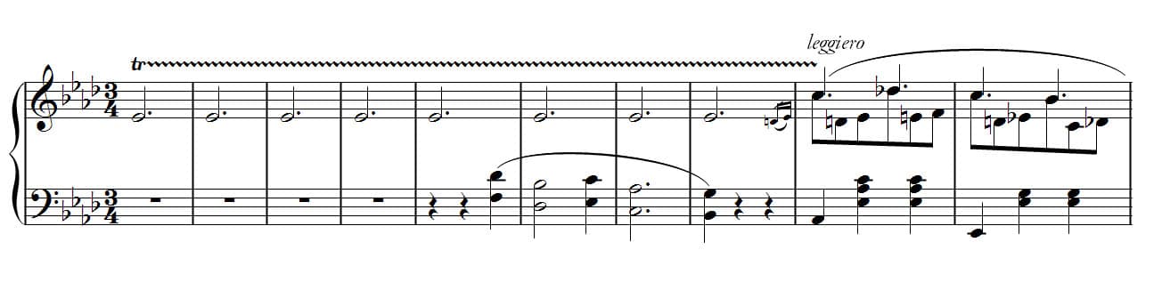 Waltz in A flat major