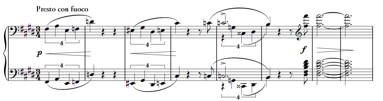 Scherzo in C sharp minor